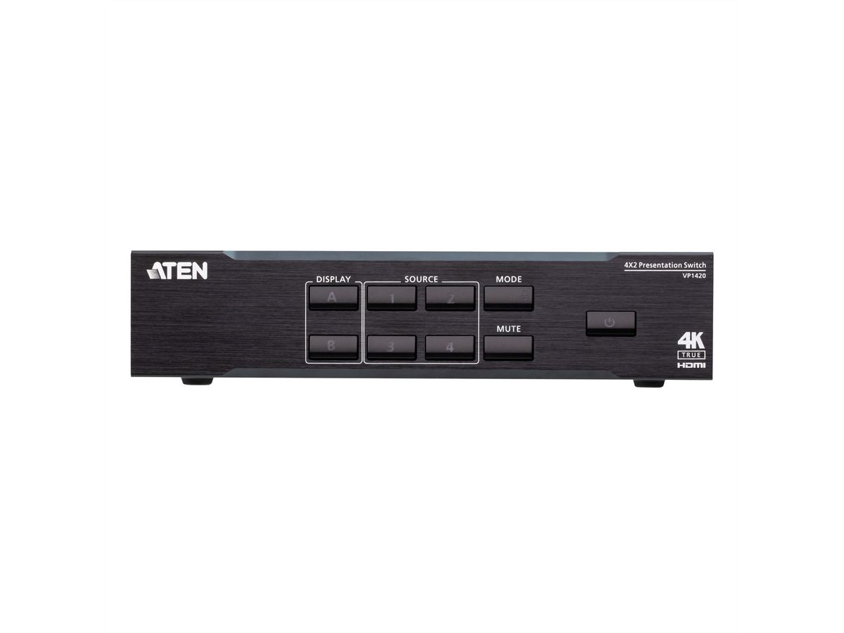 ATEN VP1420 4 x 2 True 4K Präsentation Matrix Switch