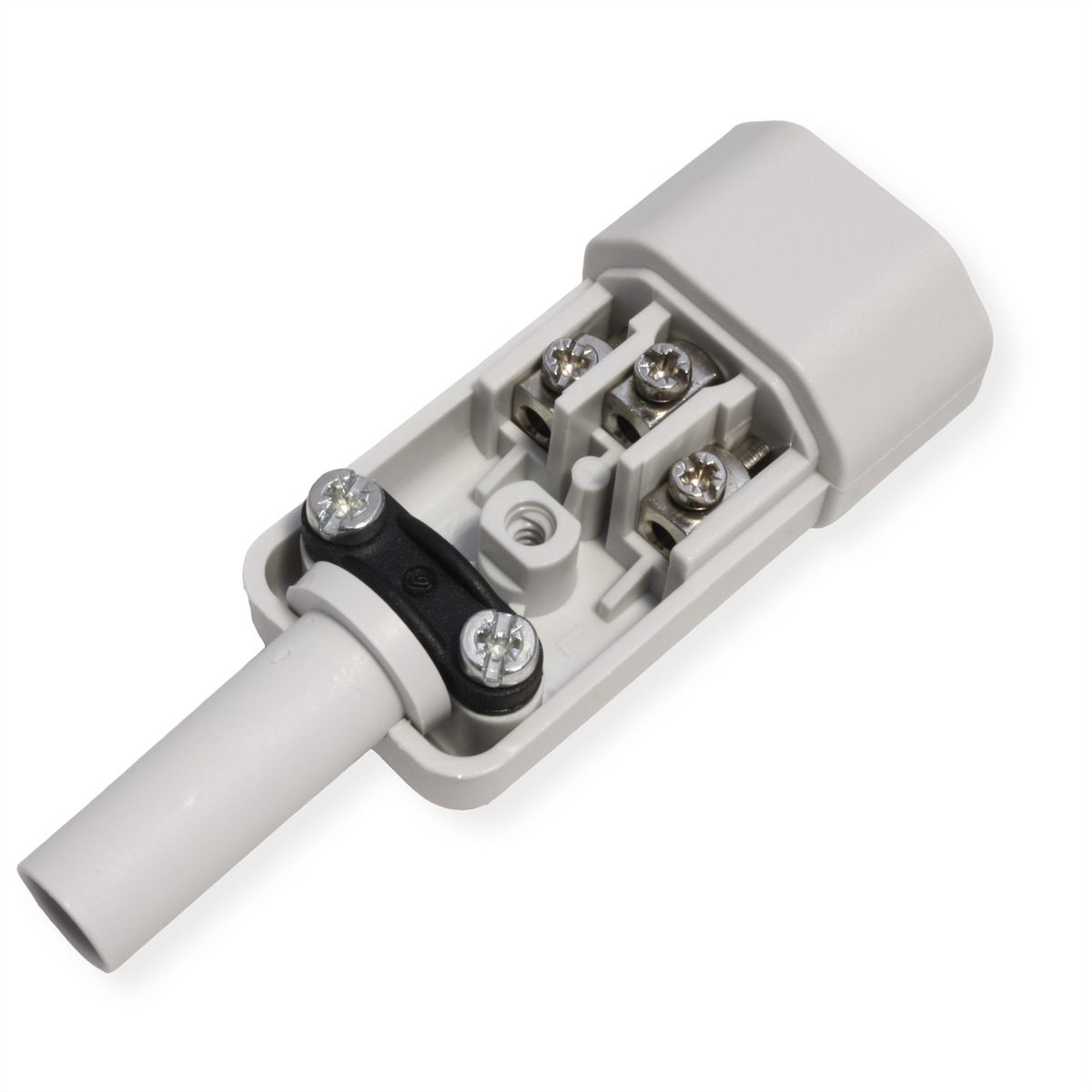 BACHMANN Kaltgerätestecker Typ 749 70°C, grau