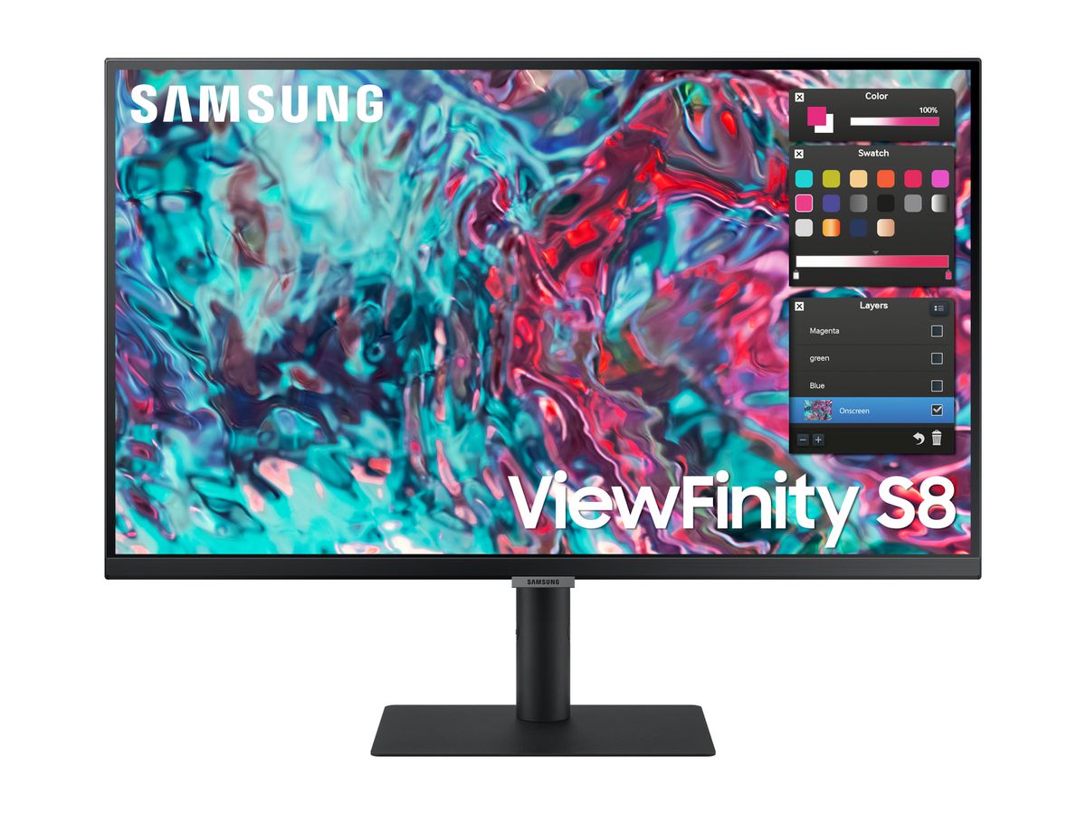 Samsung S80TB LED display 68,6 cm (27") 3840 x 2160 Pixel 4K Ultra HD Schwarz