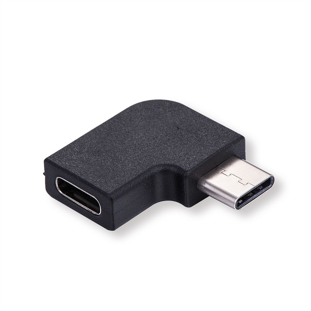 VALUE USB 3.2 Gen 2 Adapter, USB Typ C - C, ST/BU, 90°, schwarz