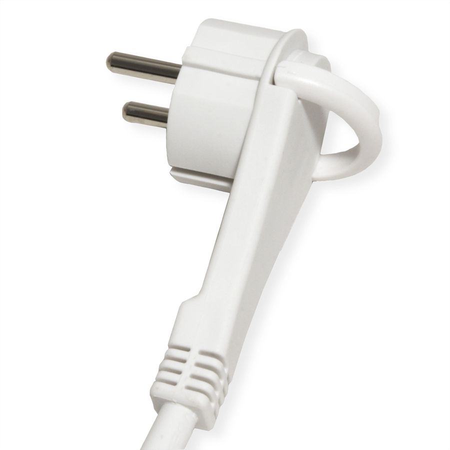 ROLINE 4-fach Steckdosenleiste mit Schalter, rund, UTE Version, USB-Charger A+C, blau, 1,5 m