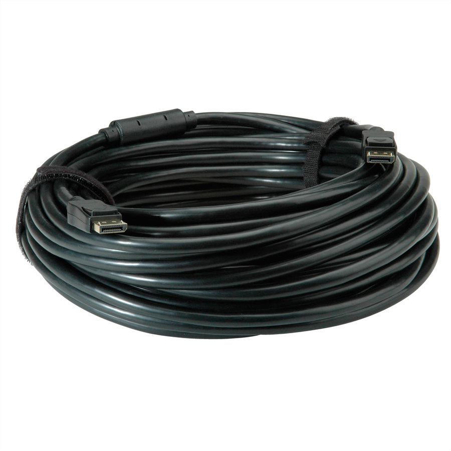 VALUE DisplayPort Kabel, v1.2, aktiv, ST/ST, 15 m