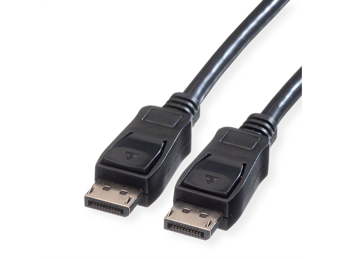 VALUE DisplayPort Kabel, DP ST - ST, schwarz, 1,5 m