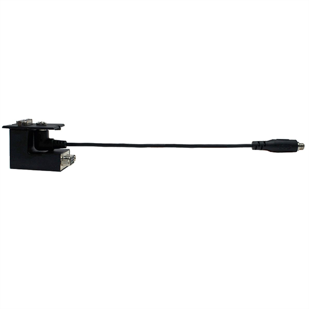 BACHMANN Rahmen 1xVGA+Klinke, 90° Abgang seitlich
