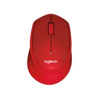 LOGITECH M330 Silent Plus Maus, rot