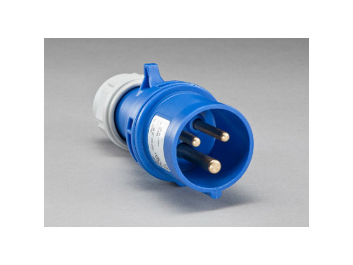 BACHMANN BN0500 19" PDU 1HE 16xC13 4x Schutzkontakt, Leistungsmessung, Anschluss CEE 16A,blau