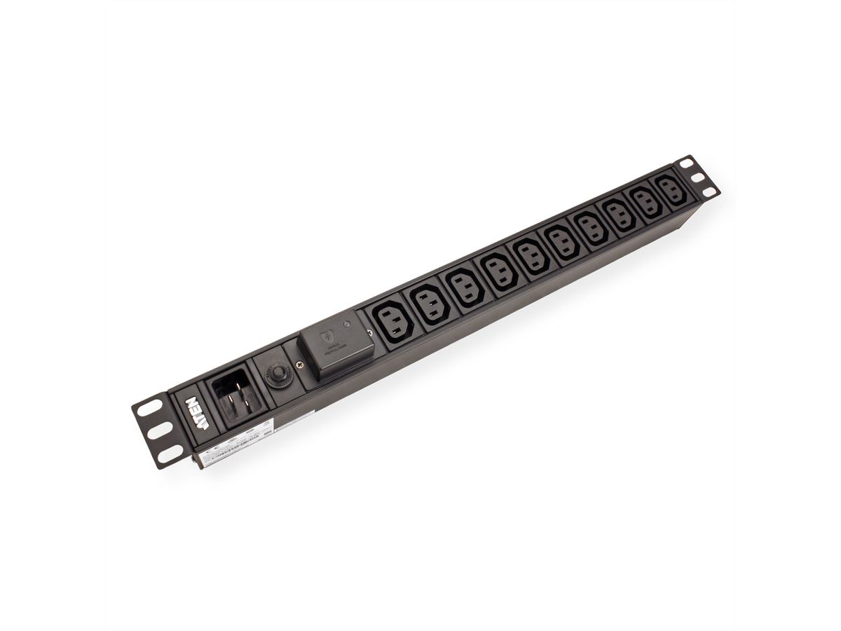 ATEN PE0210SG 1U 16A Basic PDU 10 Port