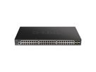 D-Link DGS-1250-52XMP Gigabit Switch PoE 52-Port Smart Managed PoE+ 4x 10G