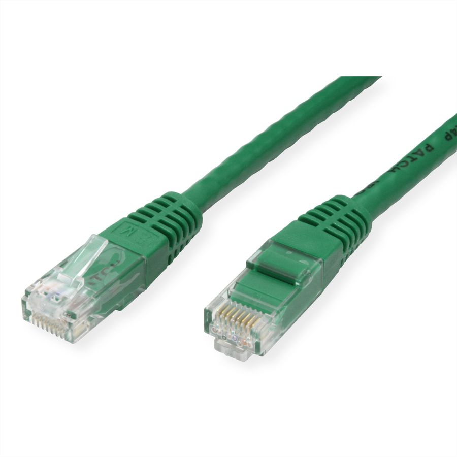 VALUE Patchkabel Cat.6 (Class E) UTP, grün, 0,5 m