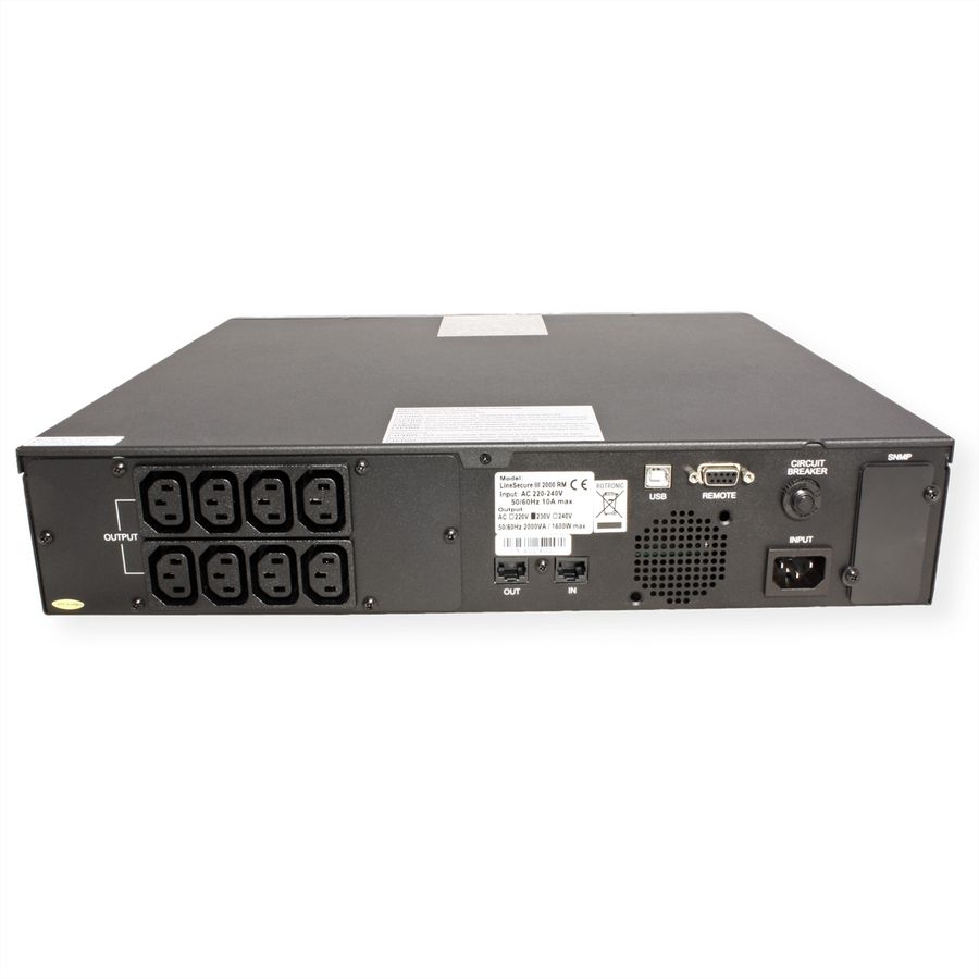ROLINE LineSecure III 1000R - Line Interaktive USV, 19" Rackversion