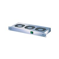 SCHROFF 19" Umlüfter, 3 Ventilatoren, 1 HE - UMLUEFTER 19"M.SCH. 230V