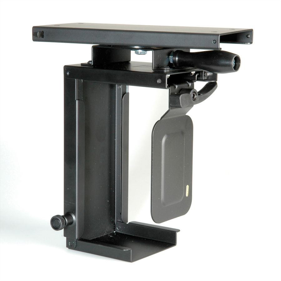 ROLINE Mini-PC-Halterung ausziehbar, drehbar, schwarz