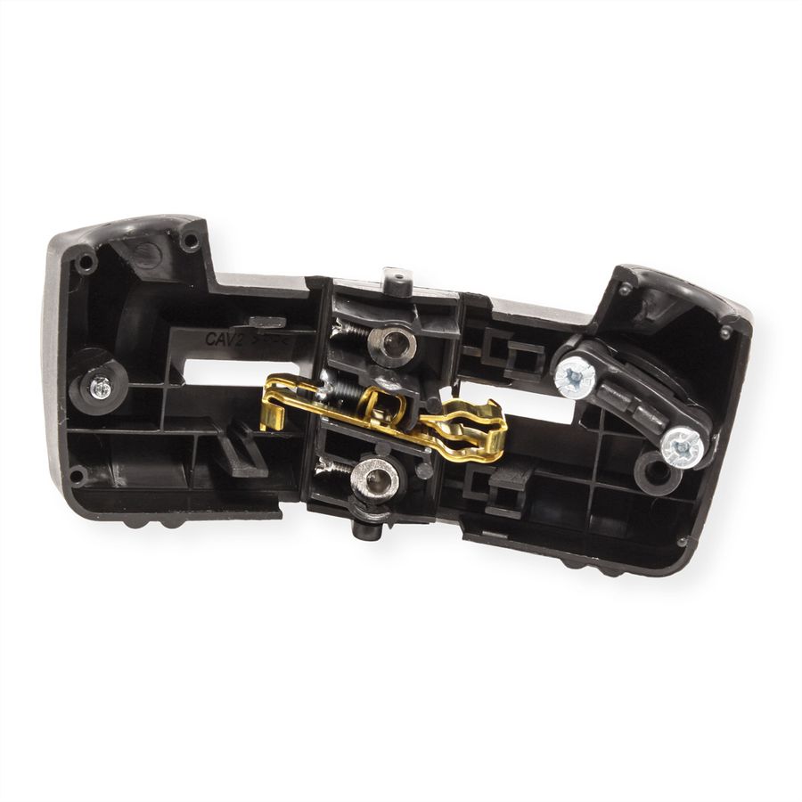 BACHMANN Schutzkontaktstecker, schwarz bruchfest, montierbar, IP 20, Winkel