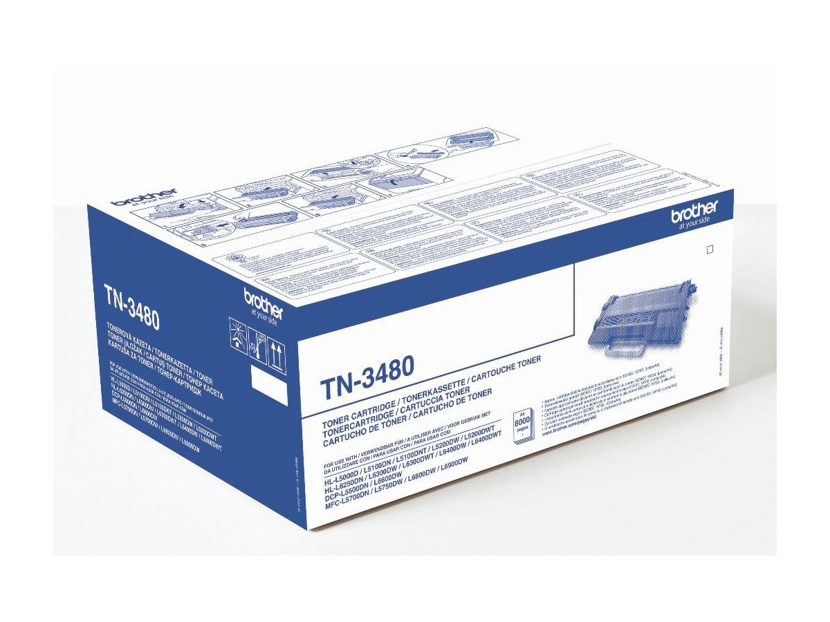 TN3480, BROTHER Toner schwarz für ca. 8.000 Seiten für HL-L5000D