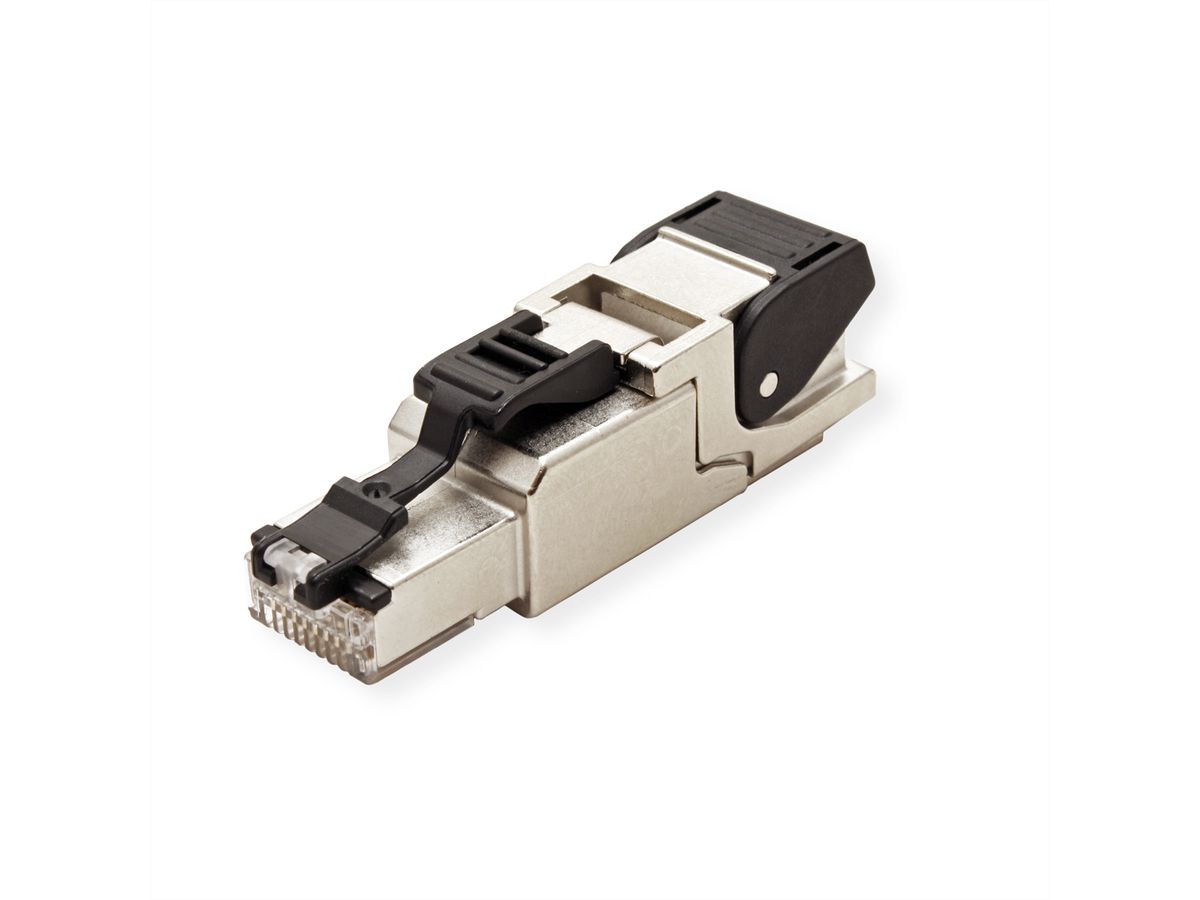 TELEGÄRTNER MFP8 feldkonfektionierbarer RJ-45 Stecker, Kat.6A (Class EA) T568A