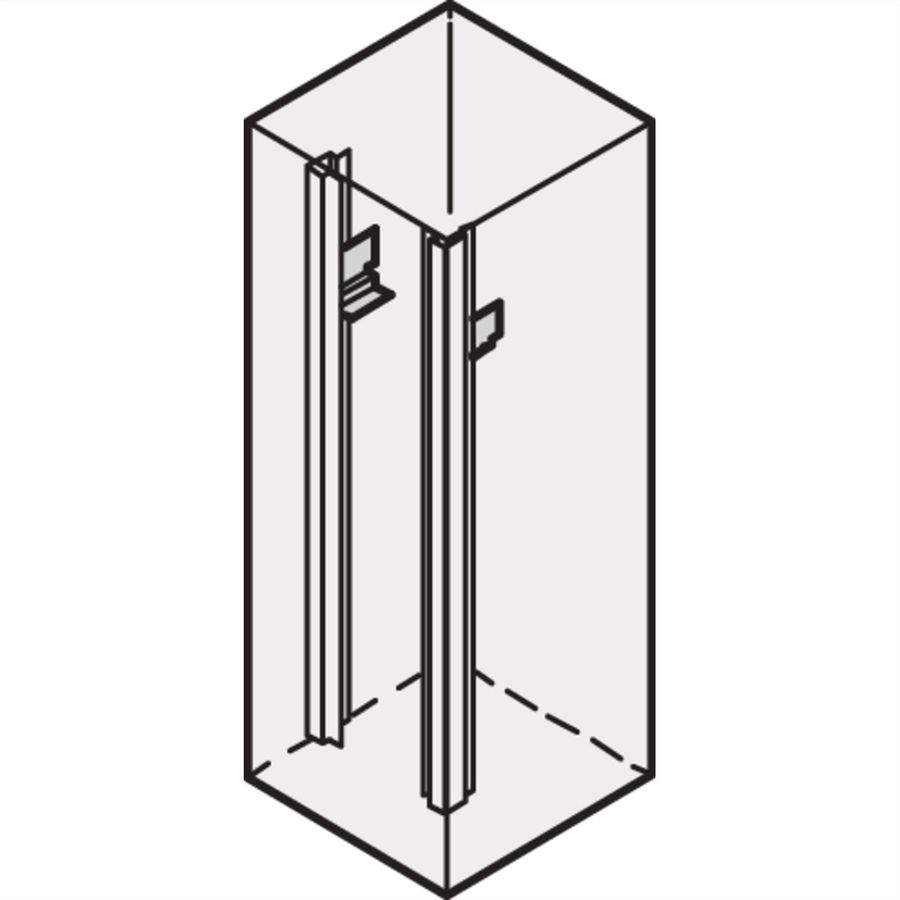 SCHROFF GLEITSCHIENEN KURZ 15KG (10X)