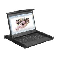 SCHROFF MONITOR/TASTAT.EINSCHUB 1HE DE SHORT
