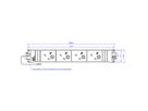 BACHMANN STEP BASE 4xUK 45° 3,15A GST18, schwarz