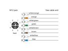 METZ CONNECT Anschlussleitung M12-Stecker ger./offen, 8polig, X-kodiert, PUR, 5 m