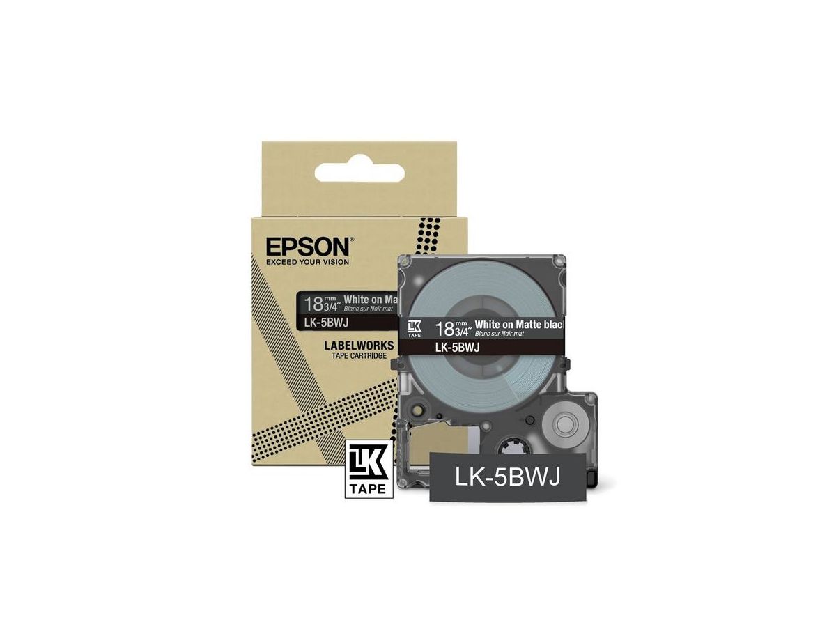 Epson LK-5LBJ Schwarz, Blau