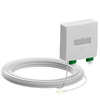 d.center® Gf-TA 42, vorkonfektioniert, 2x LCD/APC Kupplung, 2x LC/APC-Duplex-Kabel, 40 m