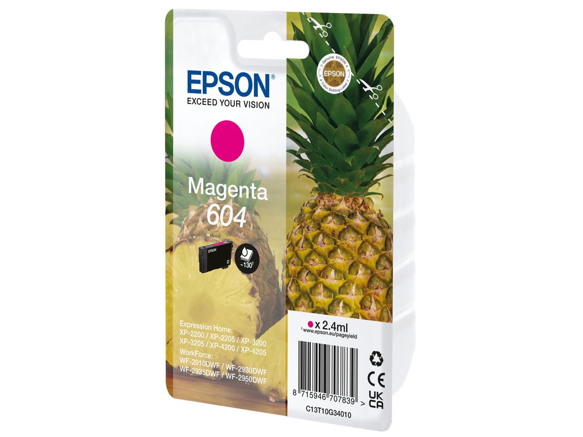 Epson 604 Druckerpatrone 1 Stück(e) Original Standardertrag Magenta