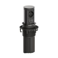 BACHMANN ELEVATOR2 1xUTE, 1xUSB C/C 45W Edelstahl-Optik 2,0 m AEH