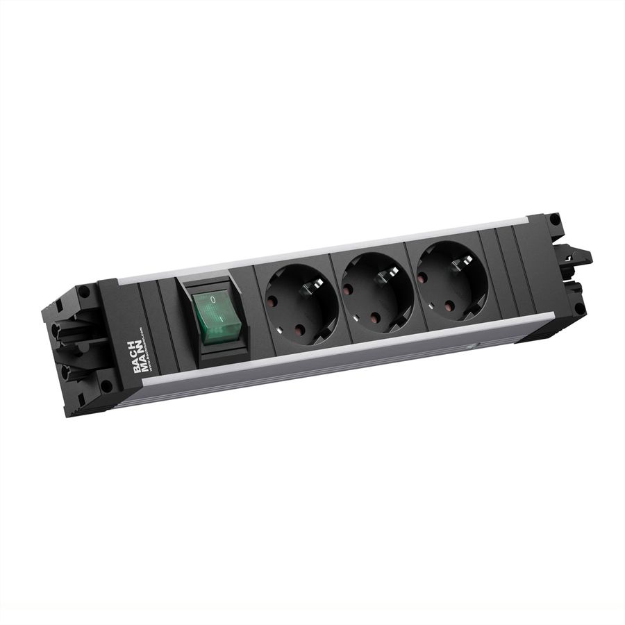BACHMANN STEP ALU 3xCEE7/3 1xSchalter GST18