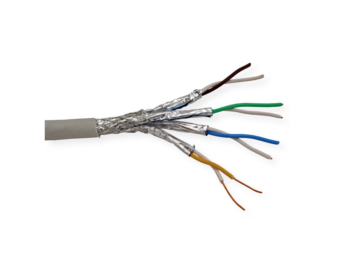 ROLINE S/FTP-(PiMF-) Kabel Kat.7 (Class F) Massivdraht, AWG23, LSOH, 300m