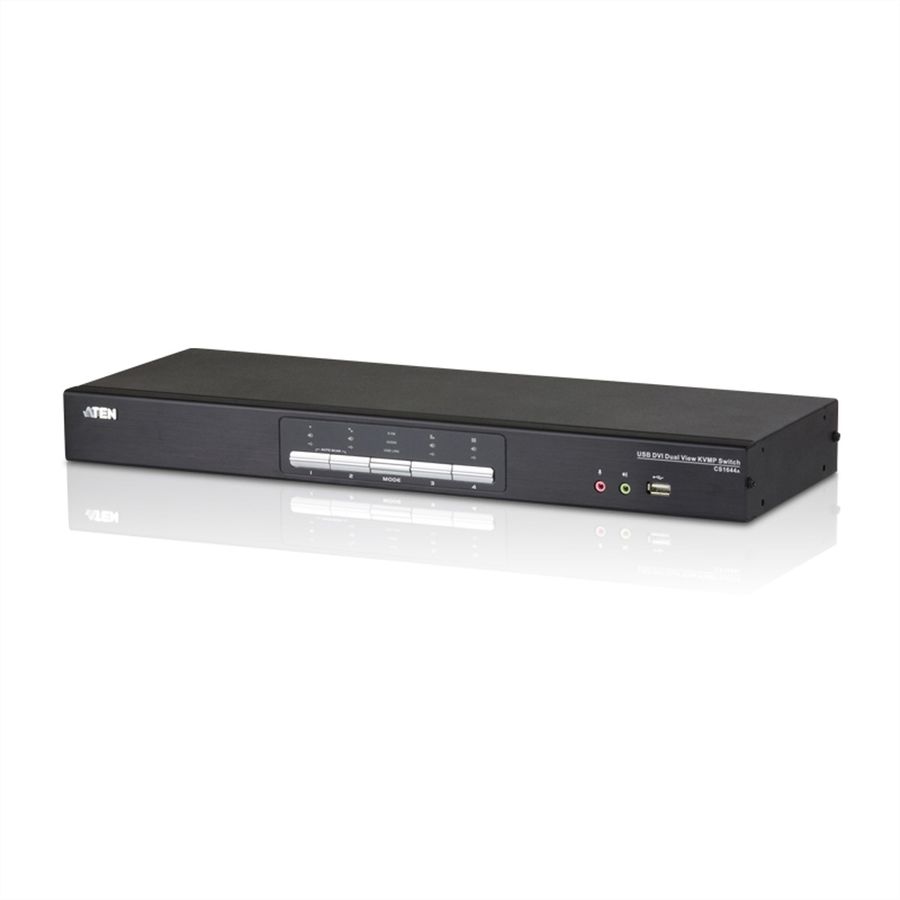 ATEN CS1644A KVM Switch Dual-View DVI, USB, Audio, 4 Ports