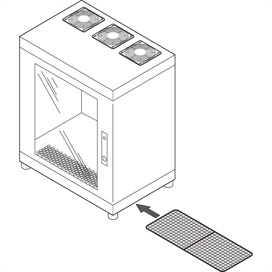 SCHROFF Ersatzfiltermatte - ERSATZ FILTER 300/400 (3ST)