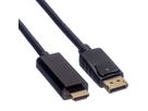 ROLINE DisplayPort Kabel DP - UHDTV, ST/ST, schwarz, 1 m