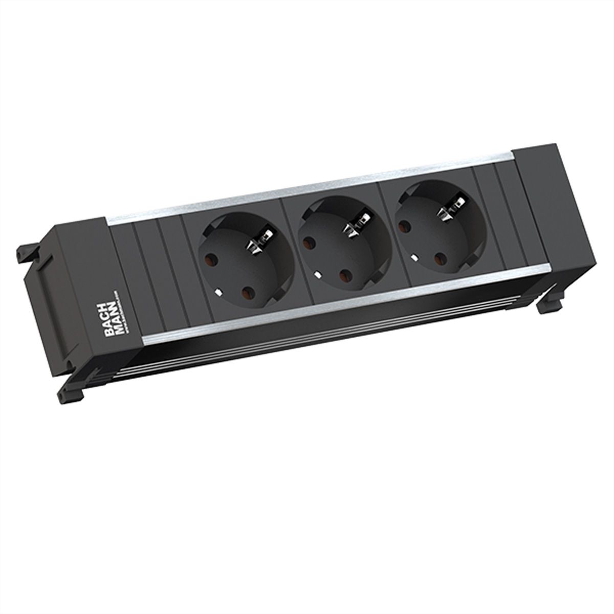BACHMANN POWER FRAME 3xCEE7/3, Strom 2,0m AEH inkl. Montagestecker