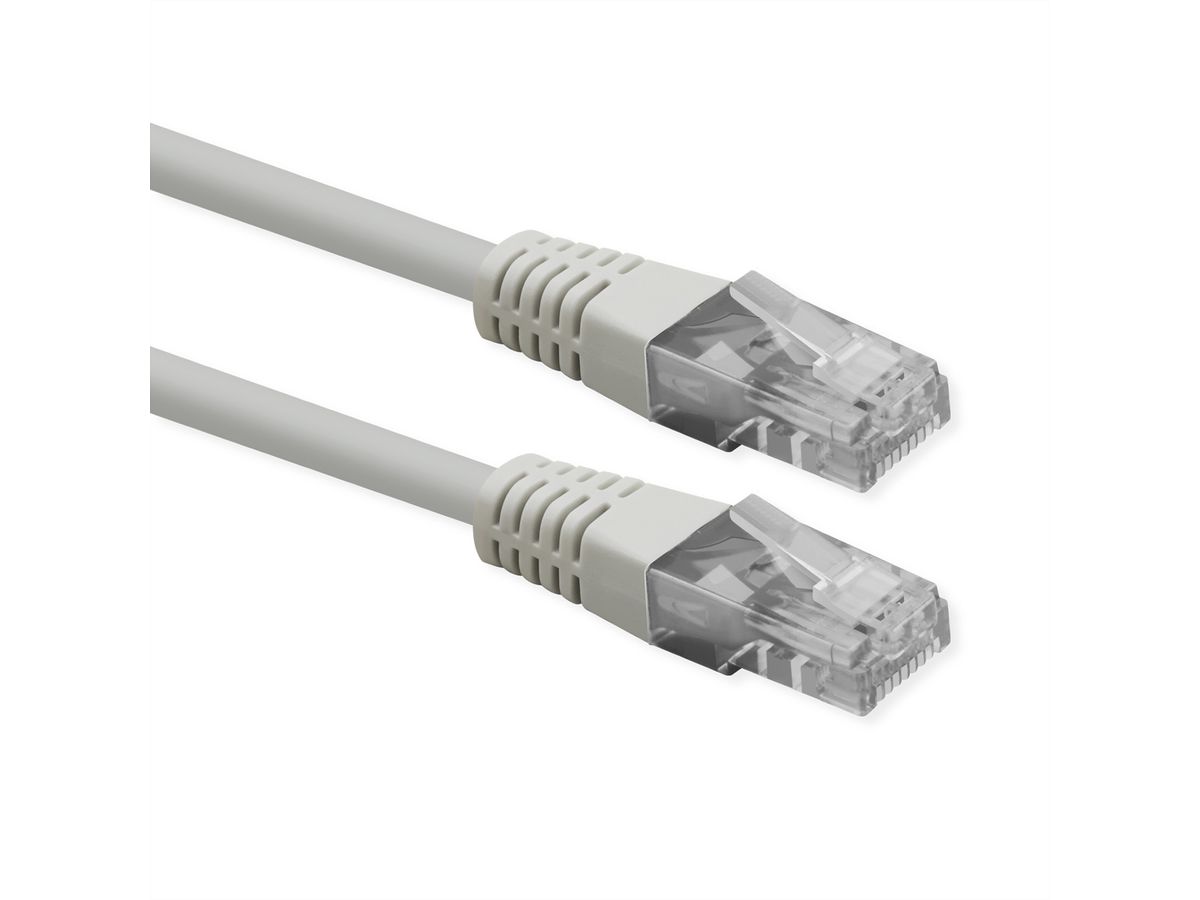 ROLINE Patchkabel Cat.6 (Class E), UTP, PoE, weiß, 5 m