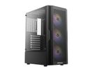 ANTEC AX20 PC Gehäuse Midi Tower Gaming Black ATX, schwarz