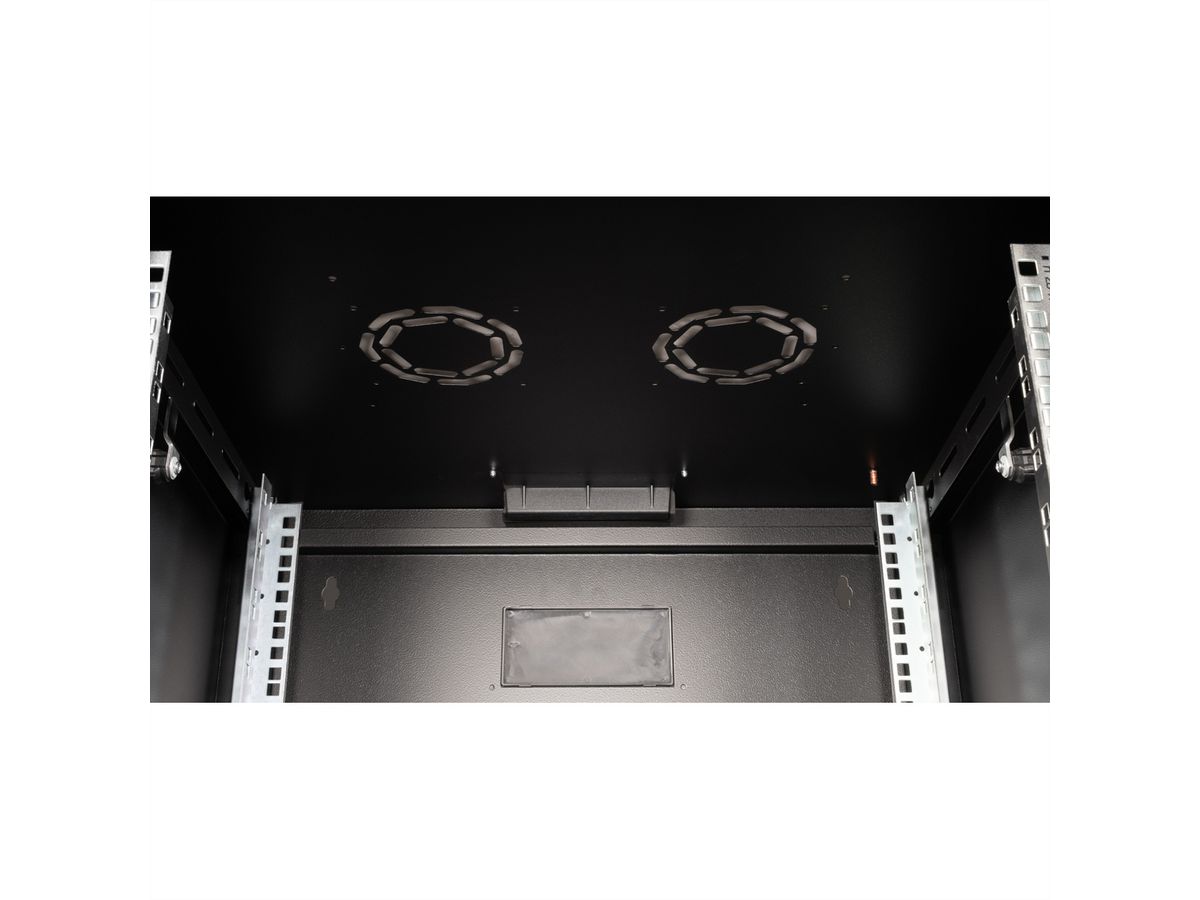 ROLINE 19-Zoll Wandgehäuse Pro 7 HE, 600x600 BxT schwarz