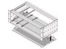 SCHROFF MONTAGEPLATTE 84TE 460T