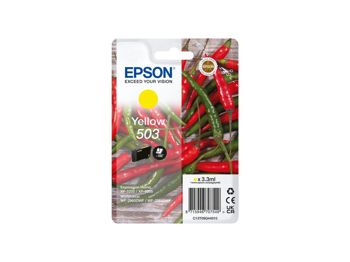 Epson 503 Druckerpatrone 1 Stück(e) Original Standardertrag Gelb