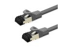 VALUE S/FTP-(PiMF-) Patchkabel Kat.8 (Class I), LSOH, Litzendraht, grau, 1 m
