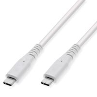 VALUE USB 3.2 Gen 2 kompatibles Kabel, USB C-C, ST/ST, 4K UHD-1, 10Gbit/s, Emark, 60W, weiß, 3 m