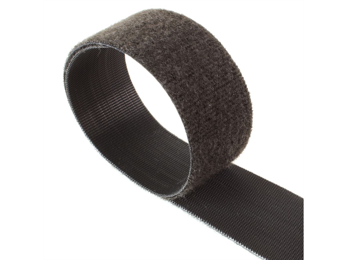 VELCRO® One Wrap® Band 50 mm breit, schwarz, 25 m