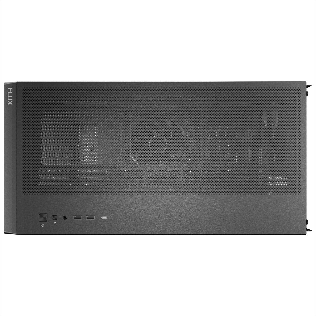ANTEC FLUX PC Gehäuse Midi Tower Gaming ATX, schwarz