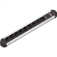 BACHMANN PRIMO Steckdosenleiste 9x Schutzkontakt, Aluminium, 1,75 m