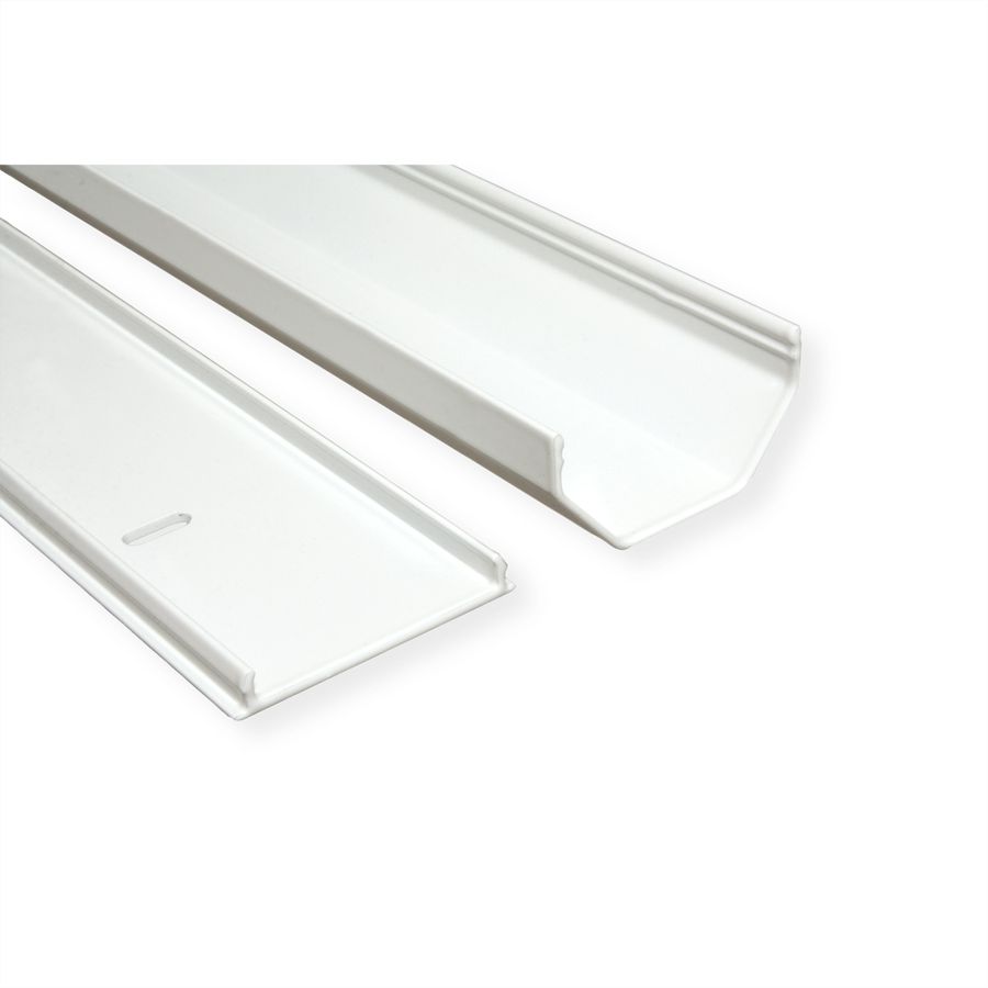 ROLINE Kabelkanal, Aluminium, 50 x 26 mm, weiß, 1,1 m