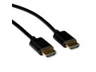 ROLINE HDMI High Speed Kabel mit Ethernet, Slim, ST-ST, schwarz, 1,5 m