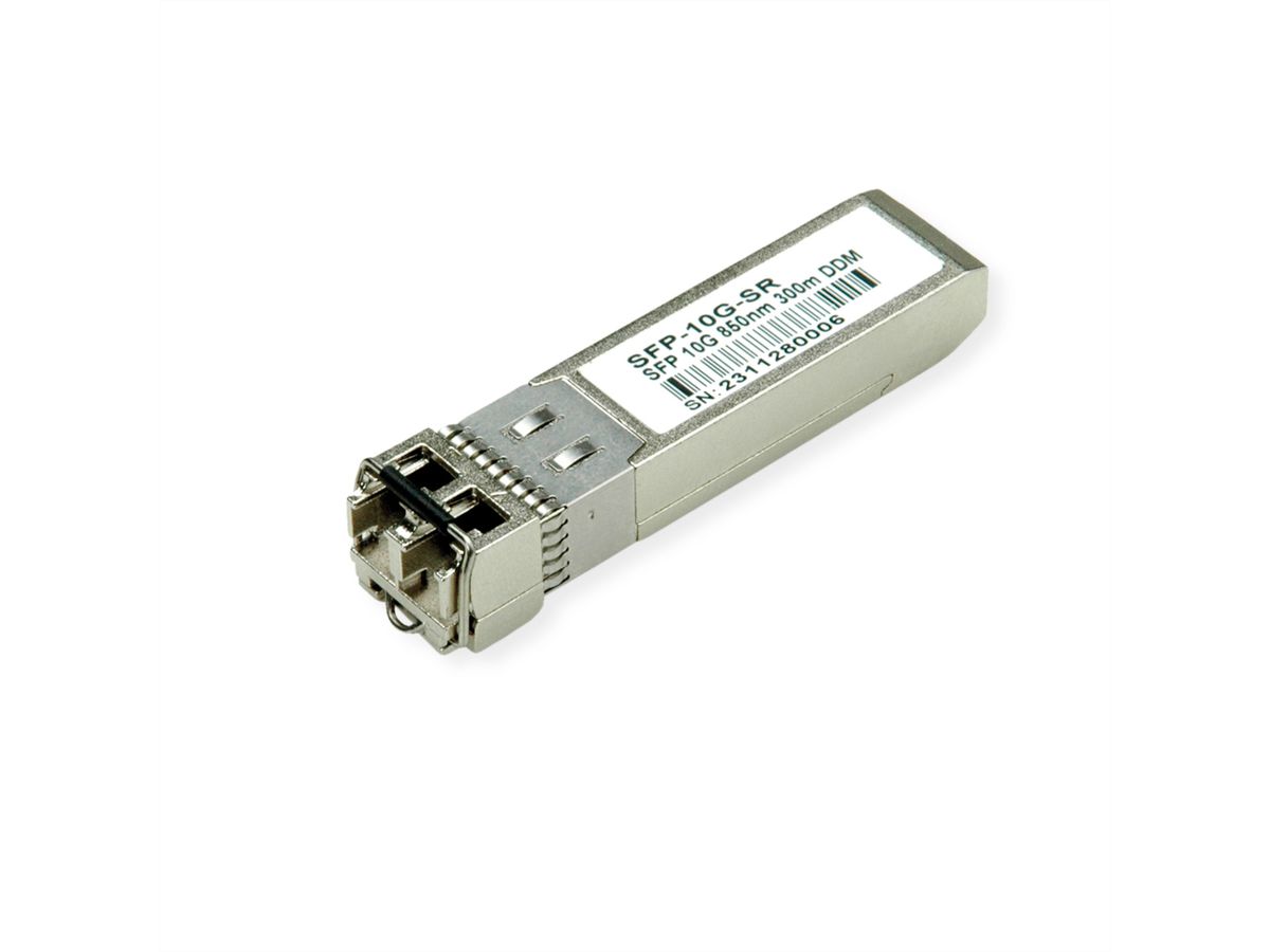 VALUE SFP+ Modul (MiniGBIC) SR/LC, 10GbE, Multimode, 850nm, max. 300m