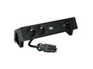 BACHMANN DESK2 2x CEE7/3, USB-C, USB-Charger 100W, GST18 0,2m