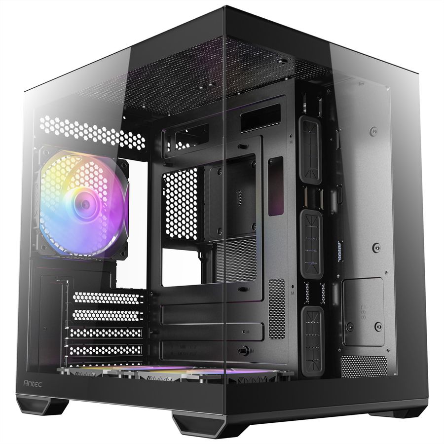 ANTEC CX60M ARGB PC Gehäuse Mini Tower Micro-ATX, schwarz