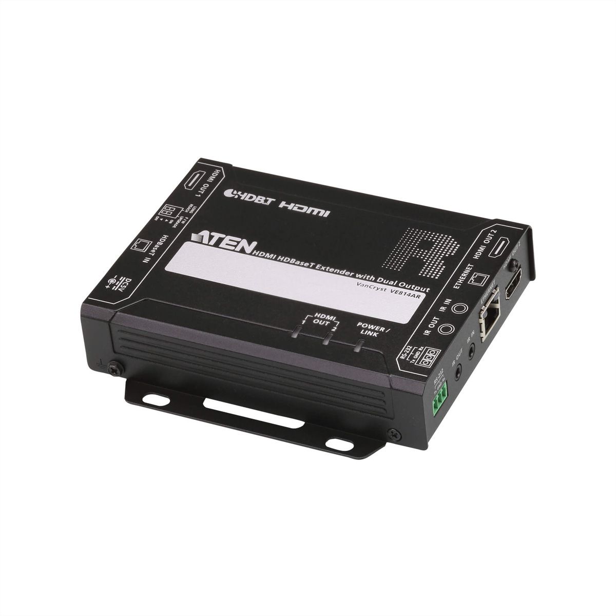 ATEN VE814AR HDMI HDBaseT Empfänger mit zwei Ausgängen (4K bei 100 m)