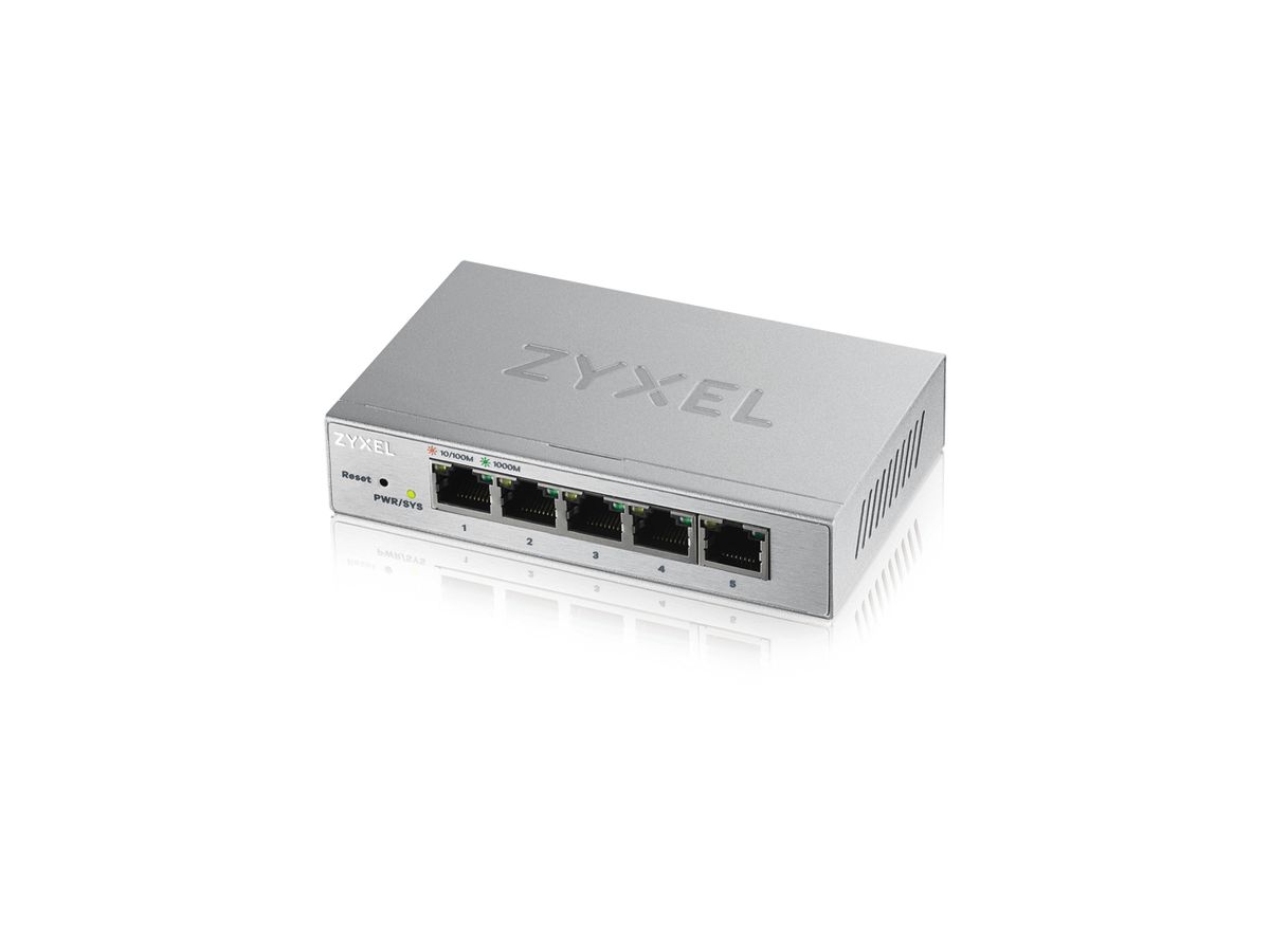 Zyxel GS1200-5 Managed Gigabit Ethernet (10/100/1000) Silber